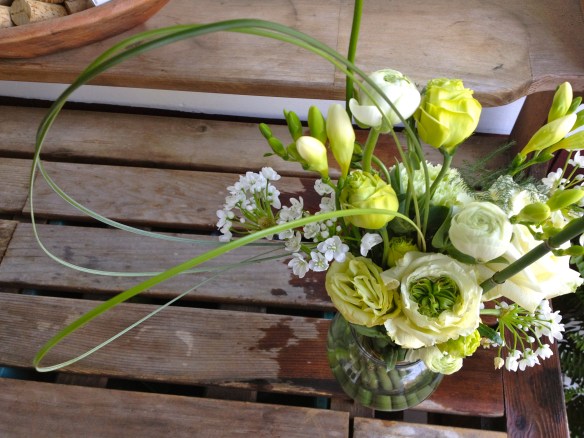 equisetum bouquet from above