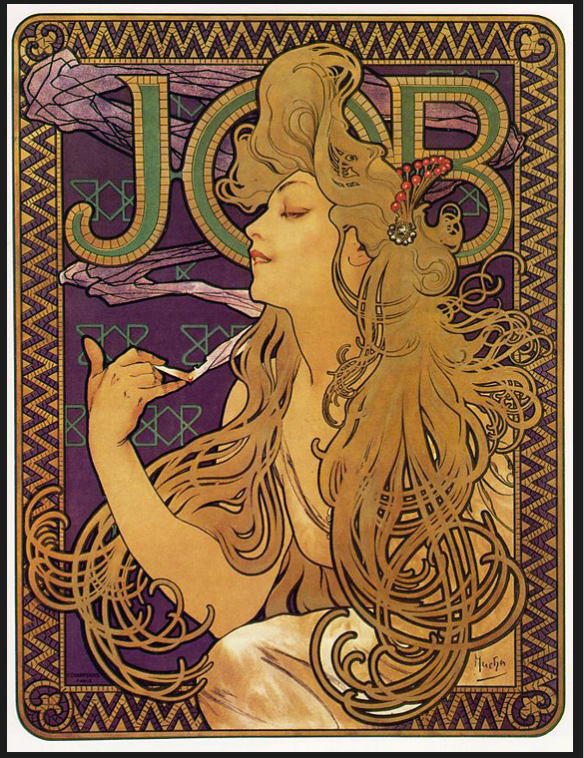 poster by alphonse mucha 1896