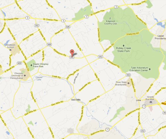 map to a Peony Garden