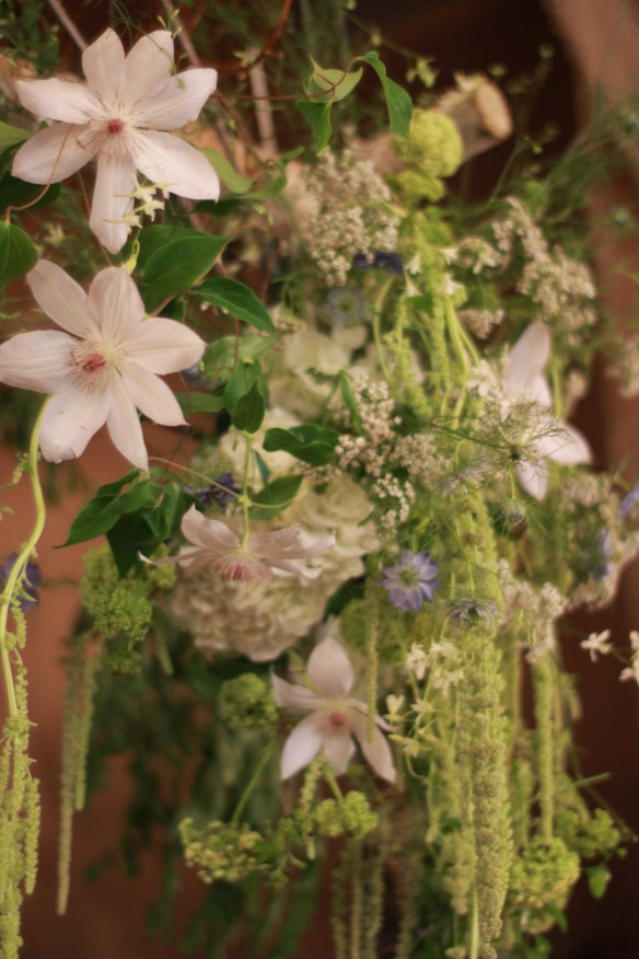 bridal canopy detail