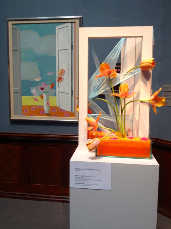 This floral designer showed unbelievable mastery over her material.